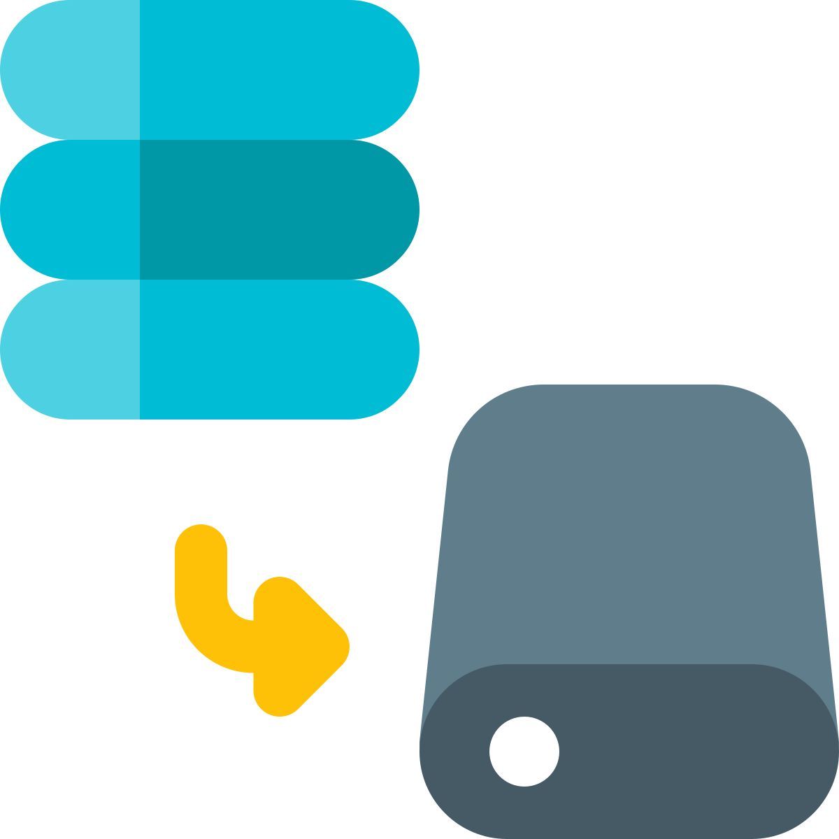 Supprimer le stockage du serveur icon