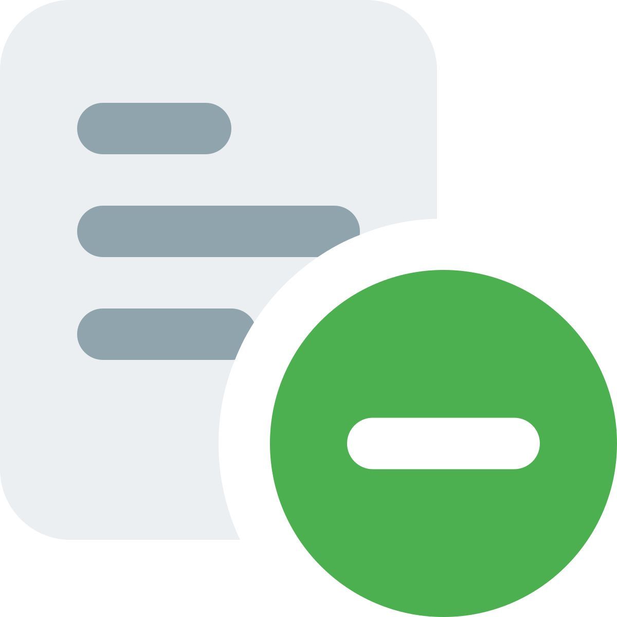 eliminar documento icon