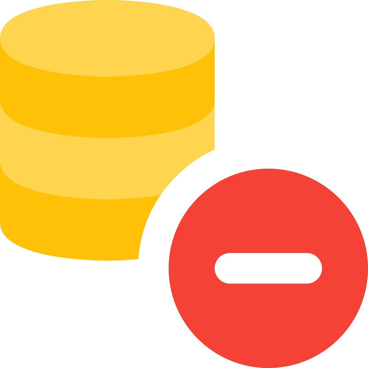 remove database icon