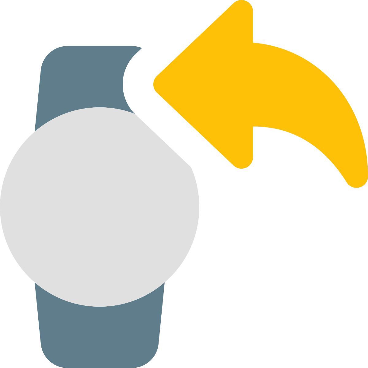 在智能手表上回复 icon