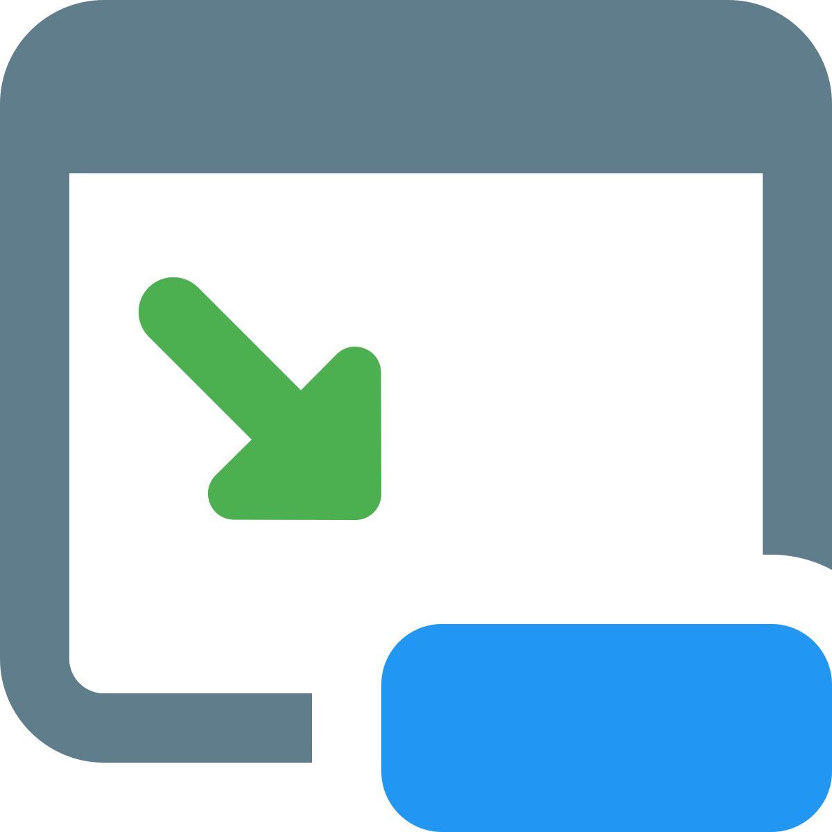 minimize tab icon