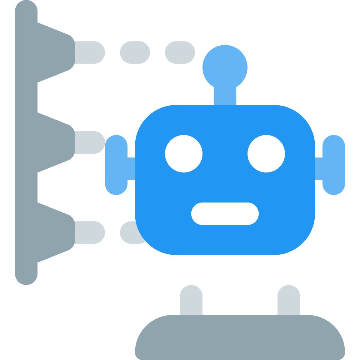 3d robot printing icon