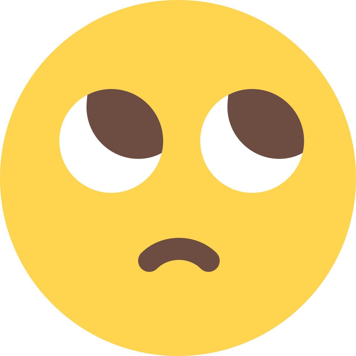 눈을 굴리는 이모티콘 icon