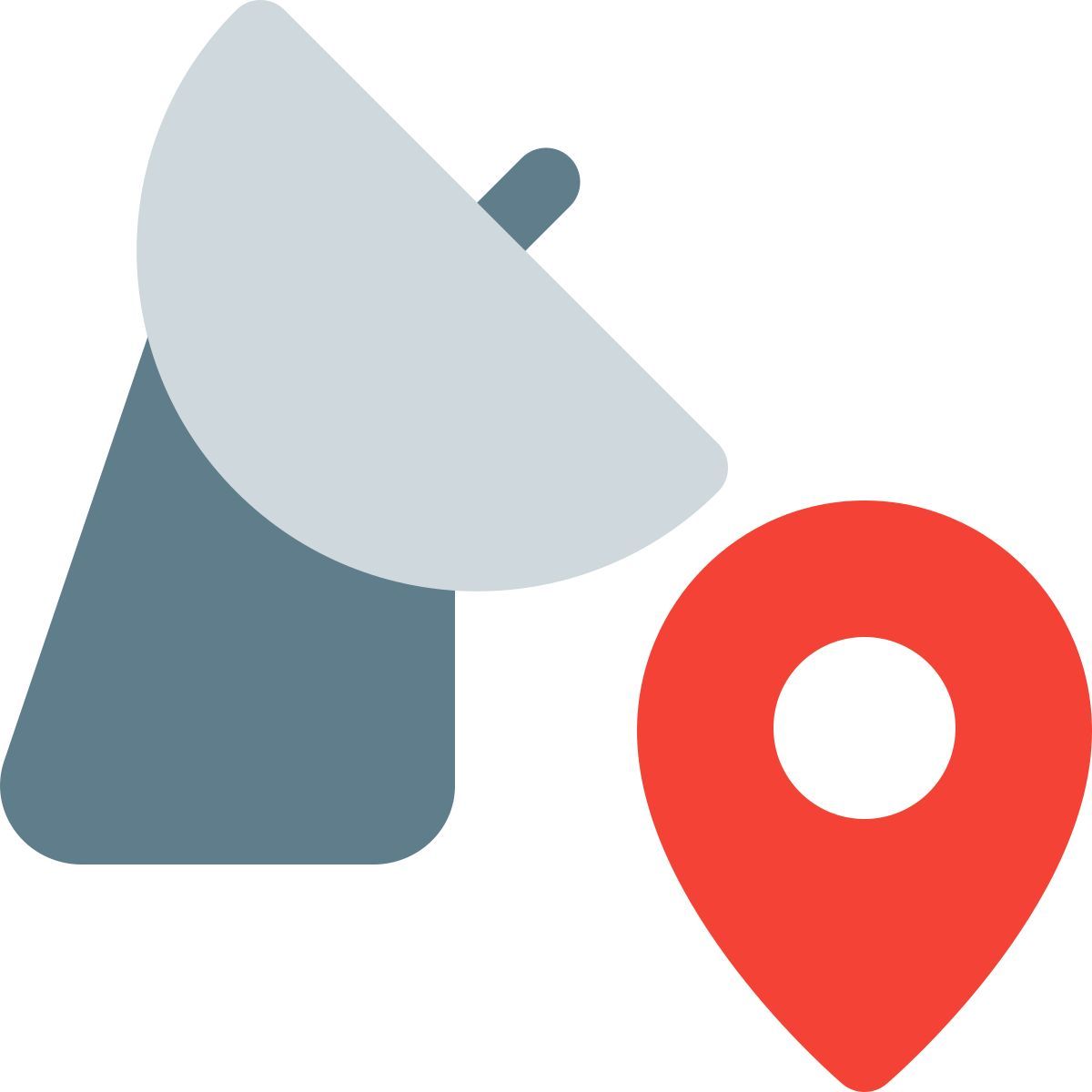 satellite dish location icon