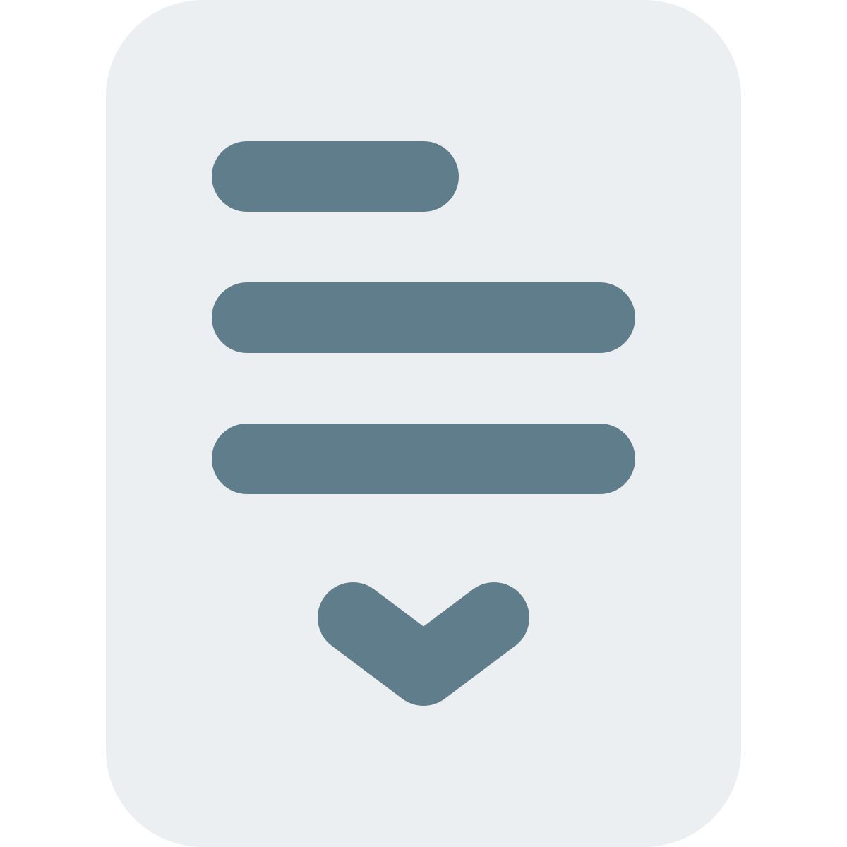 스크롤 가능한 메뉴 icon