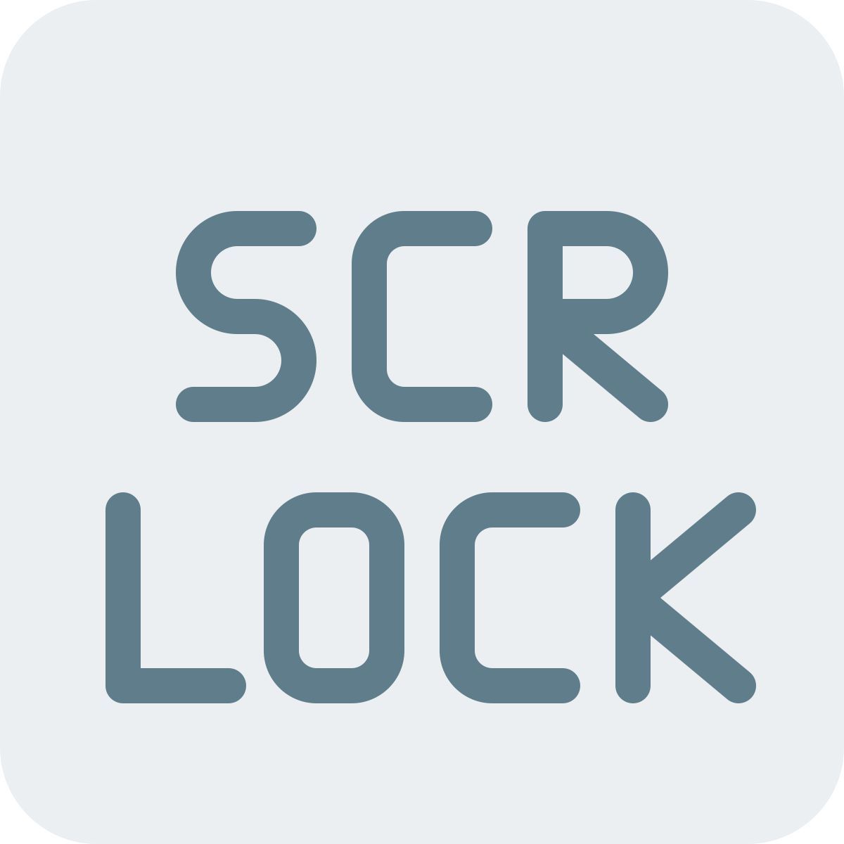 scroll lock key icon