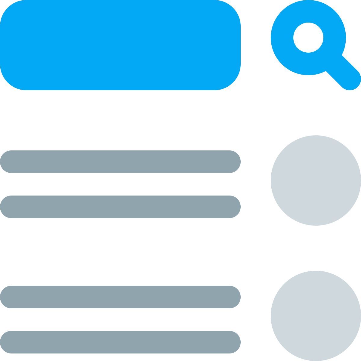 liste de recherche icon