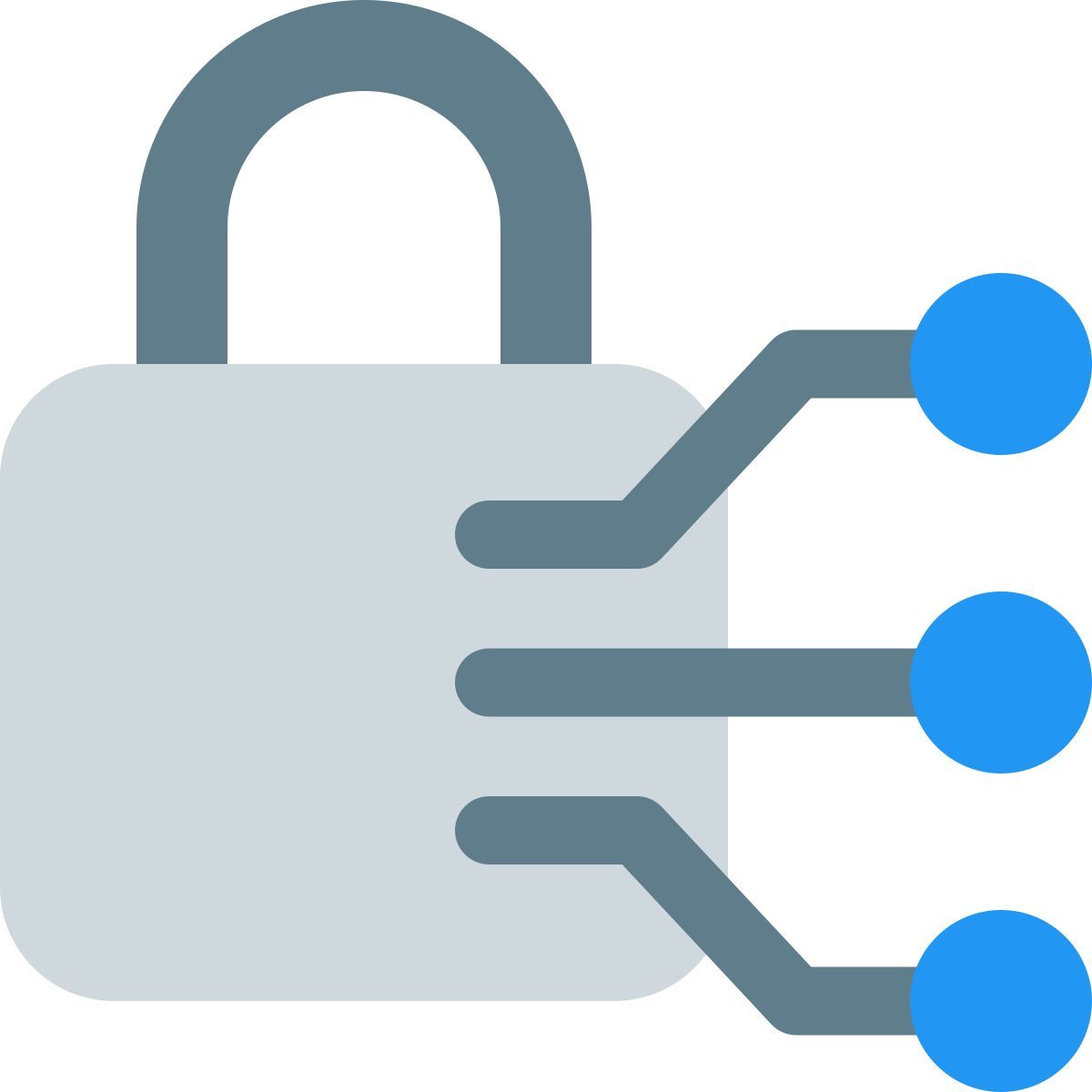 sichere integrierte technologie icon