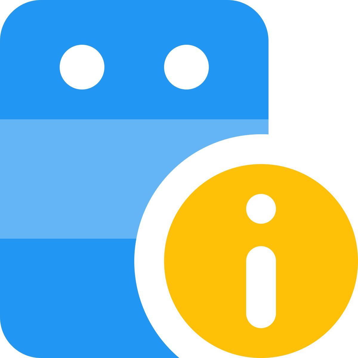 informations sur le serveur icon