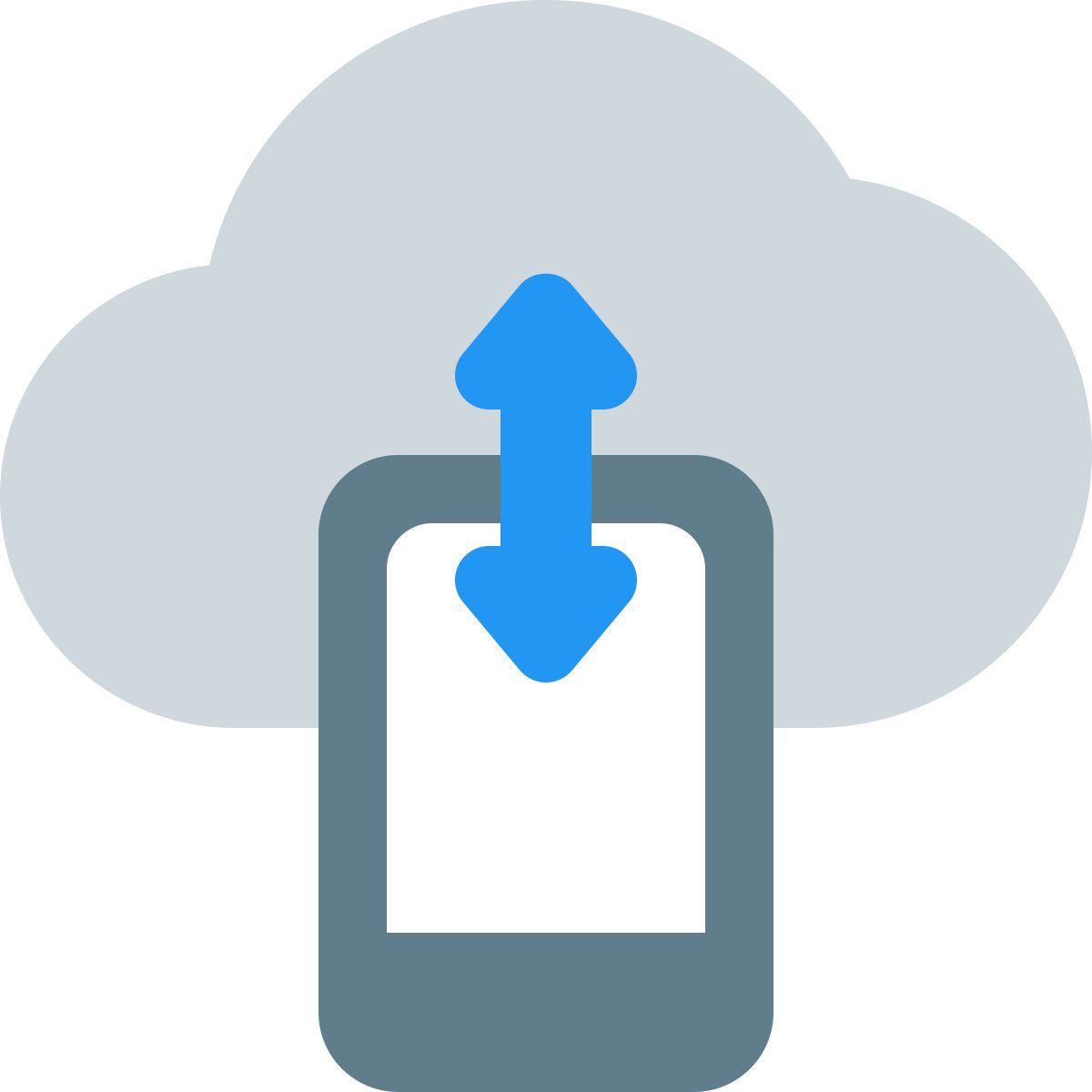 cloud data transfer icon