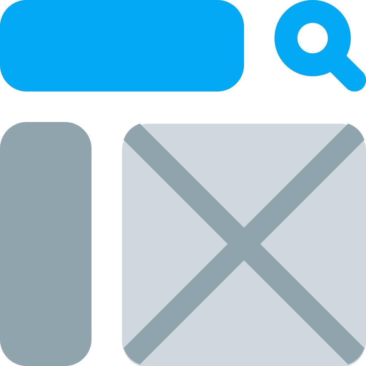 layout with sidebar icon