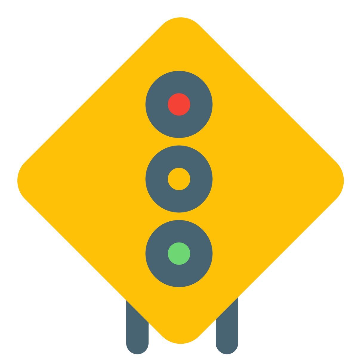 traffic light sign icon