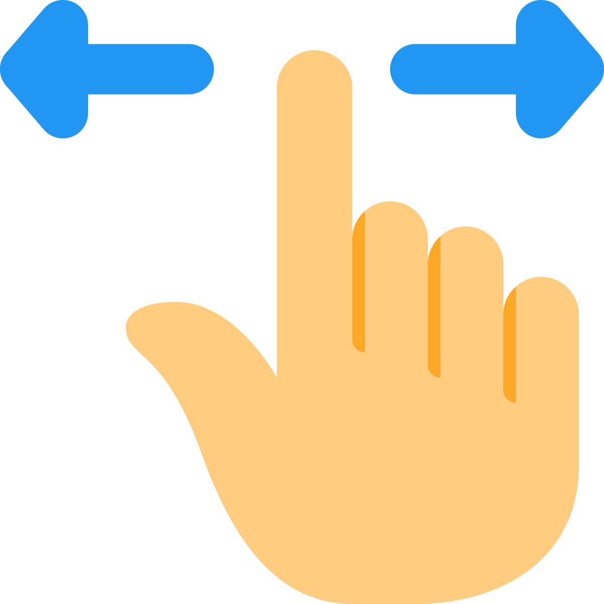 scorrimento orizzontale icon