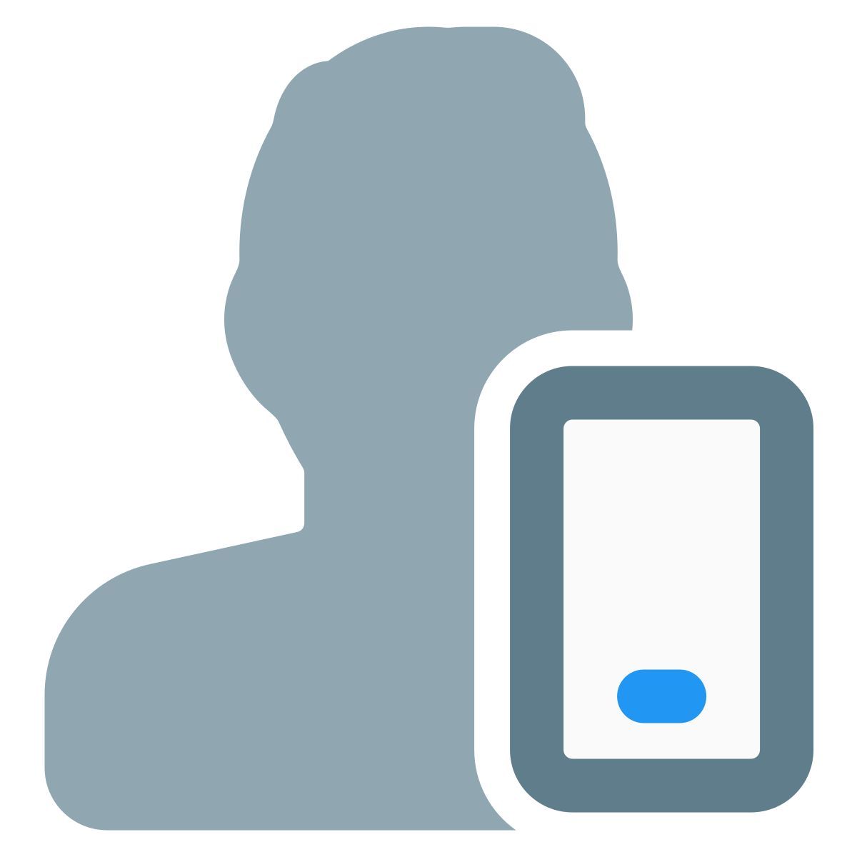 smartphone user icon
