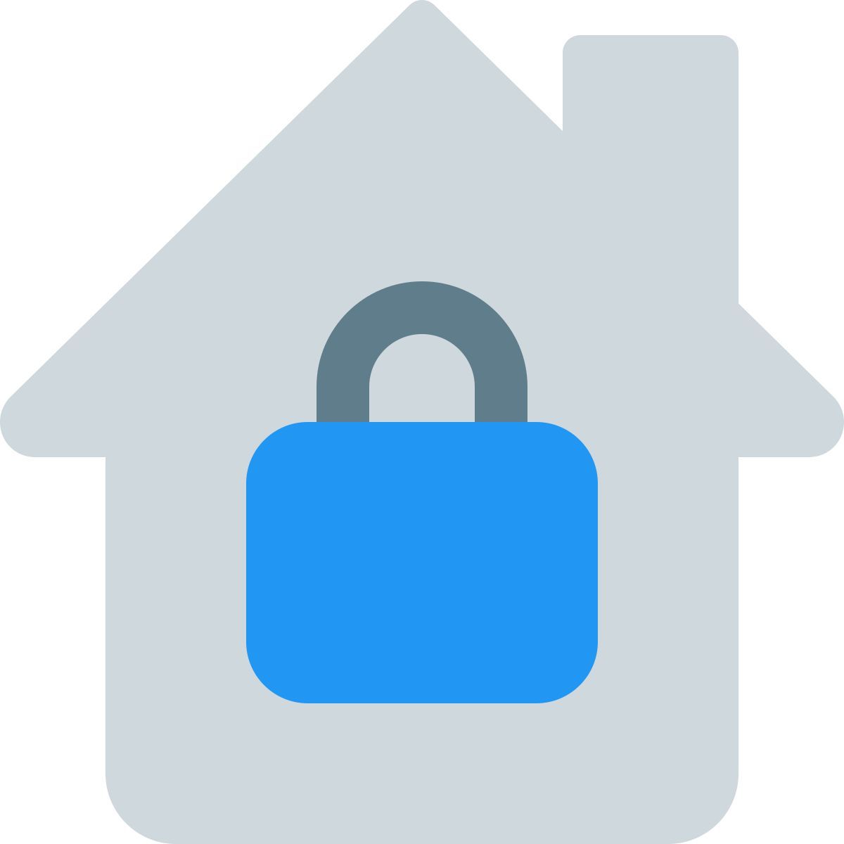 smart home lock icon