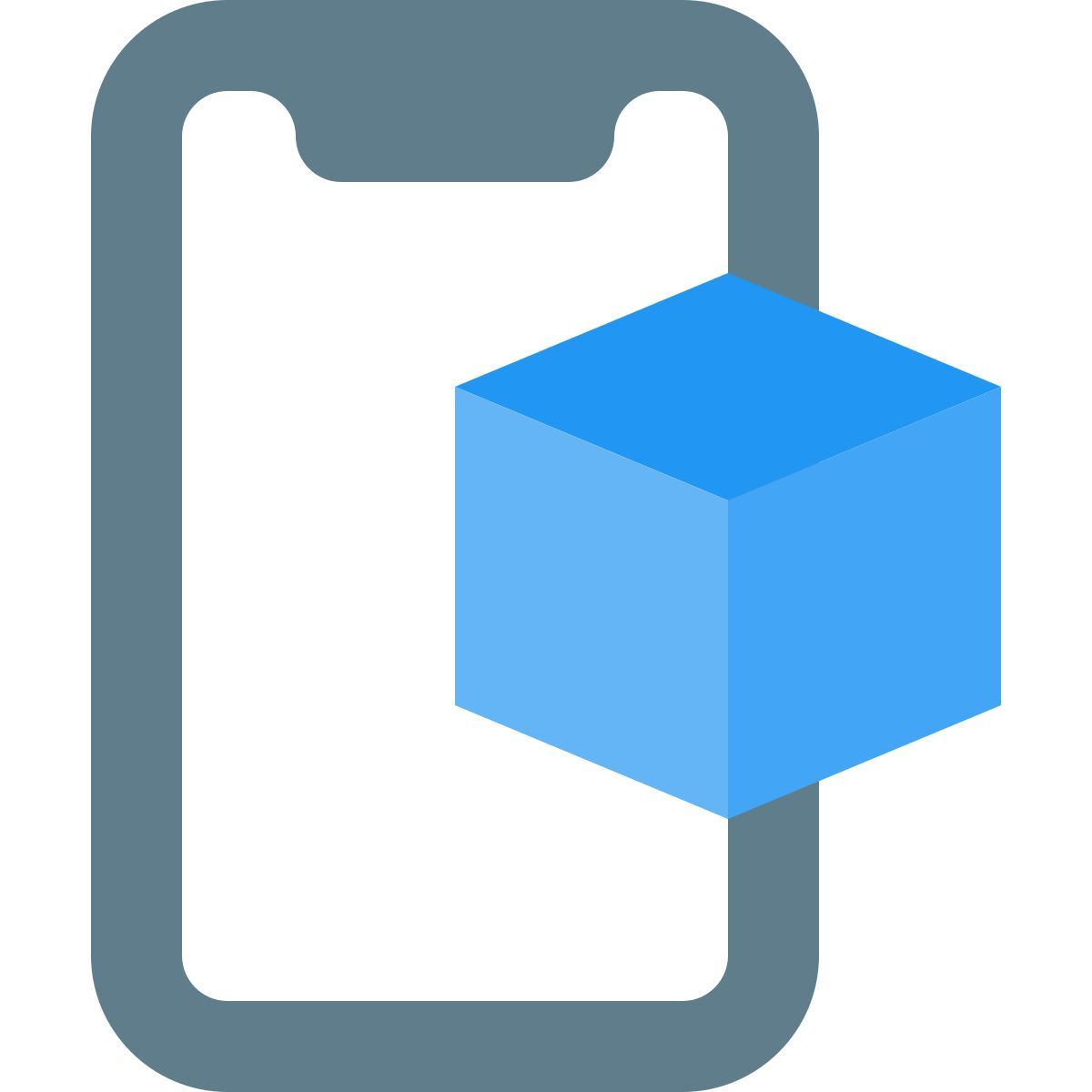 smartphone 3d model icon