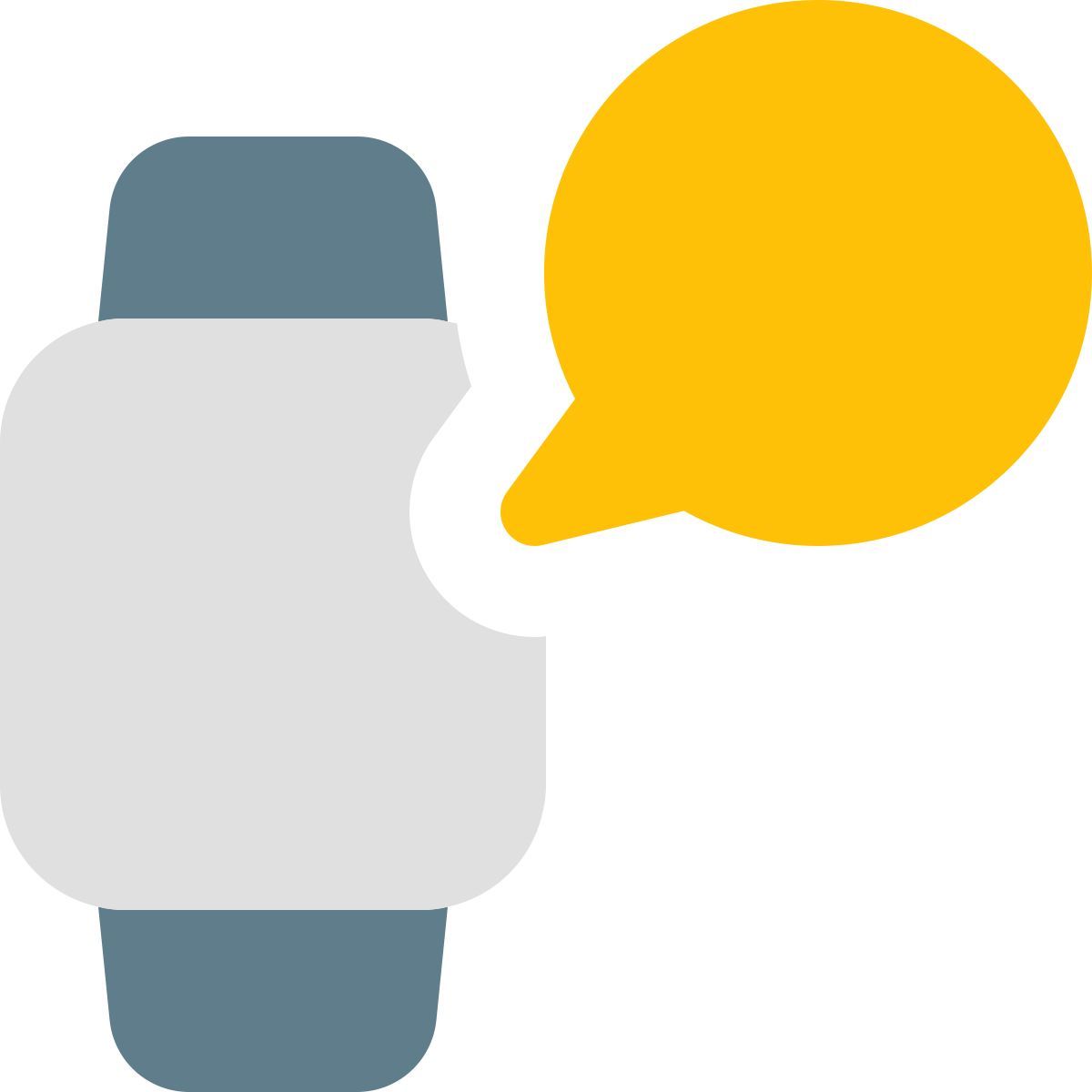 message de la montre intelligente icon