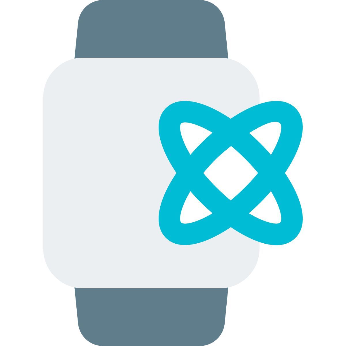 atom auf smartwatch icon