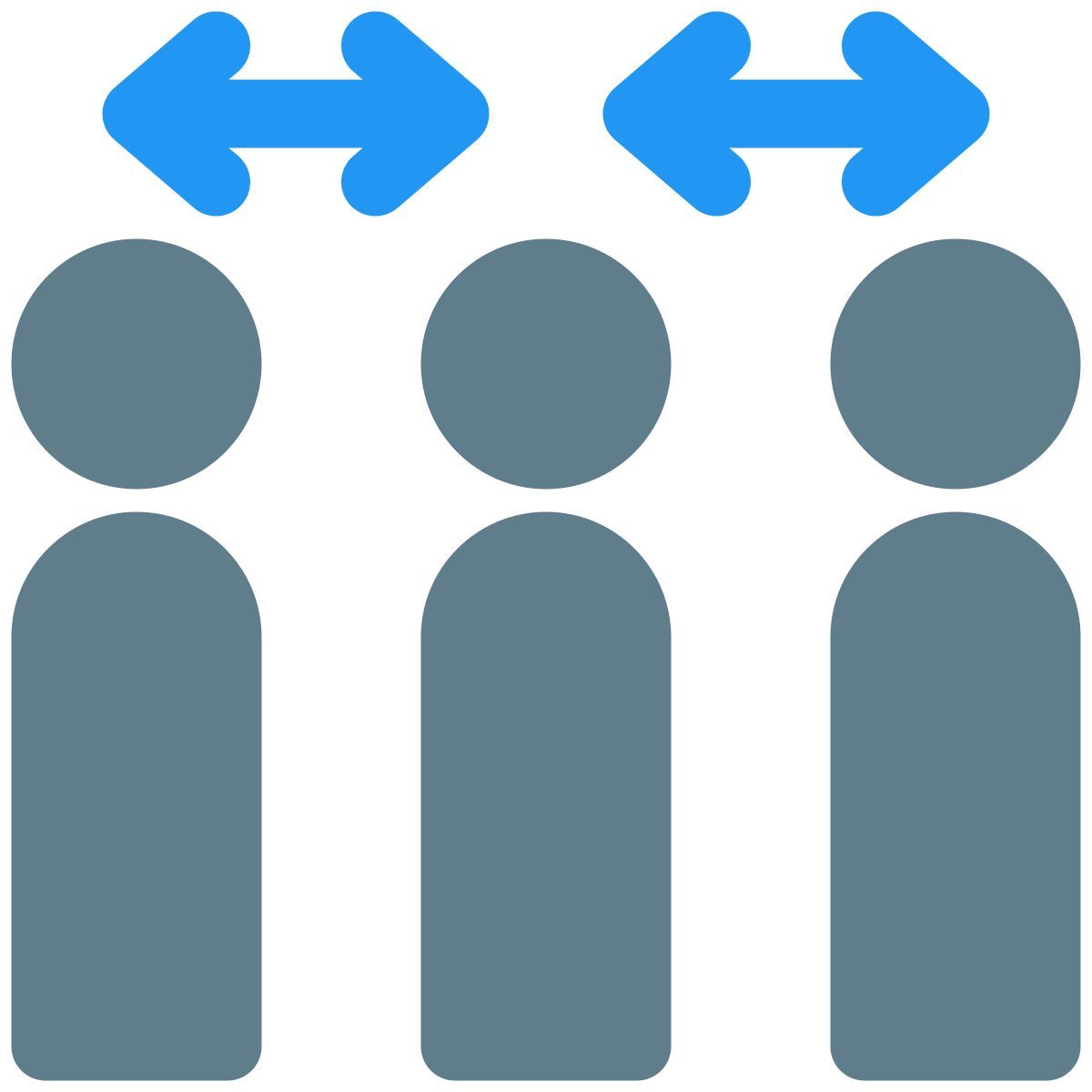 социальное дистанцирование icon
