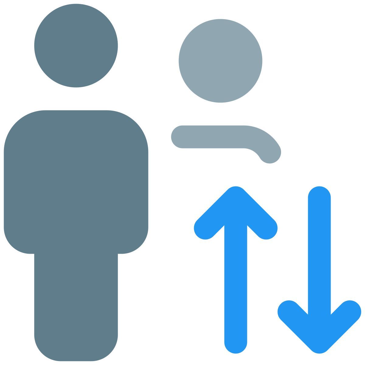 cómo ordenar la lista familiar de un grupo de chat de mensajería icon