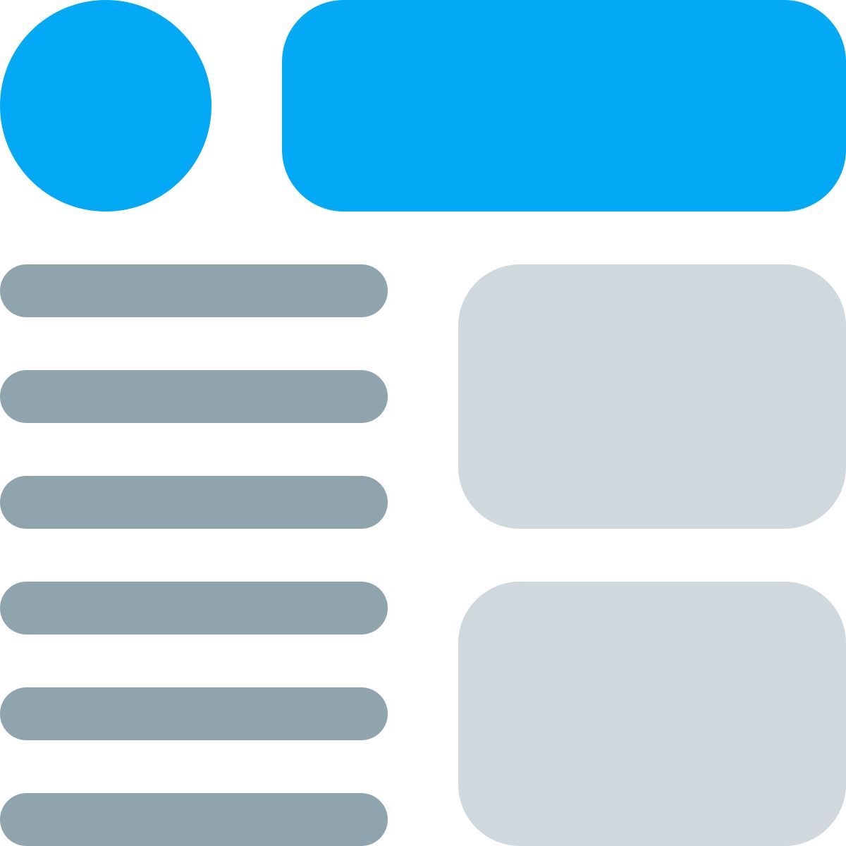 modèle d'article icon