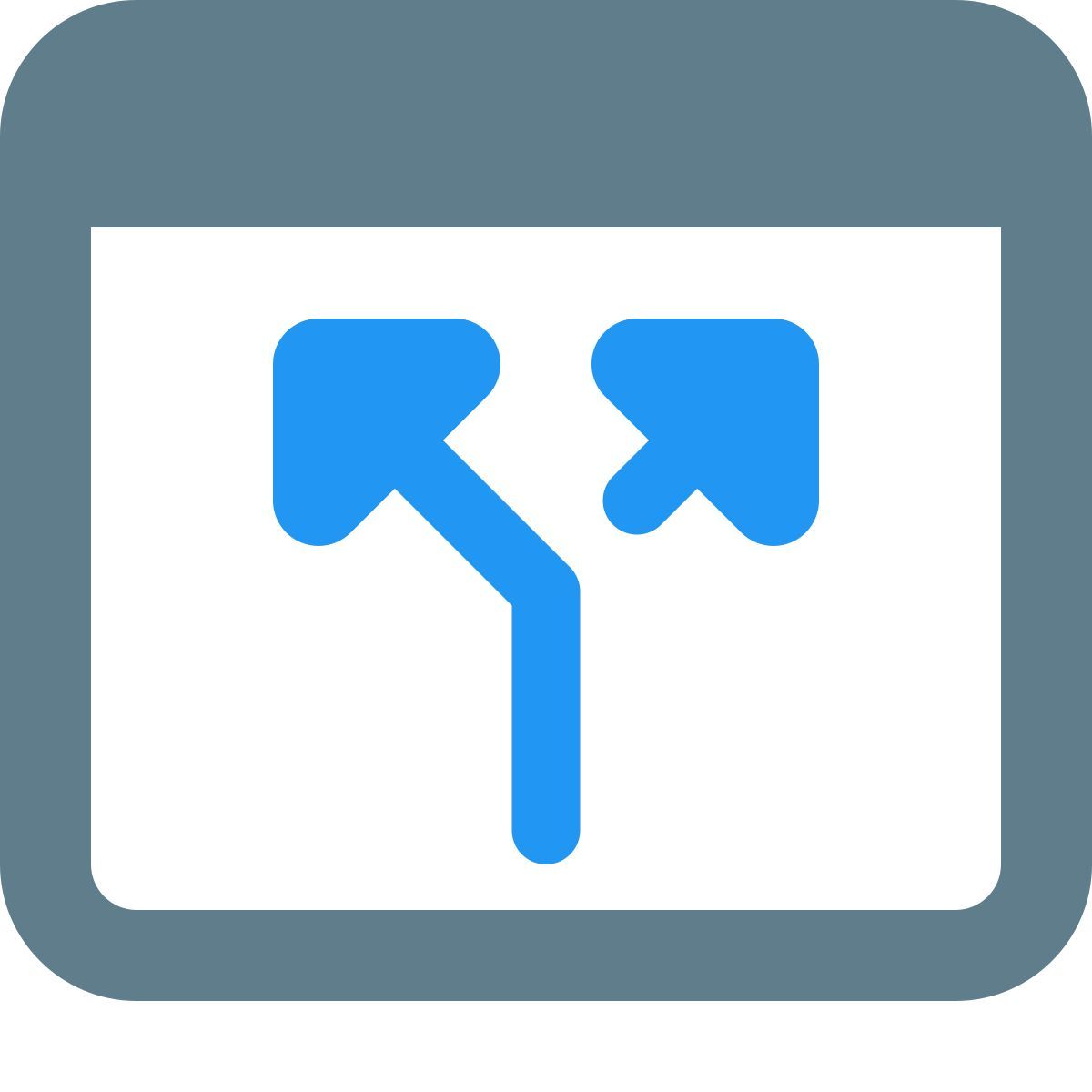 split browser tabs icon