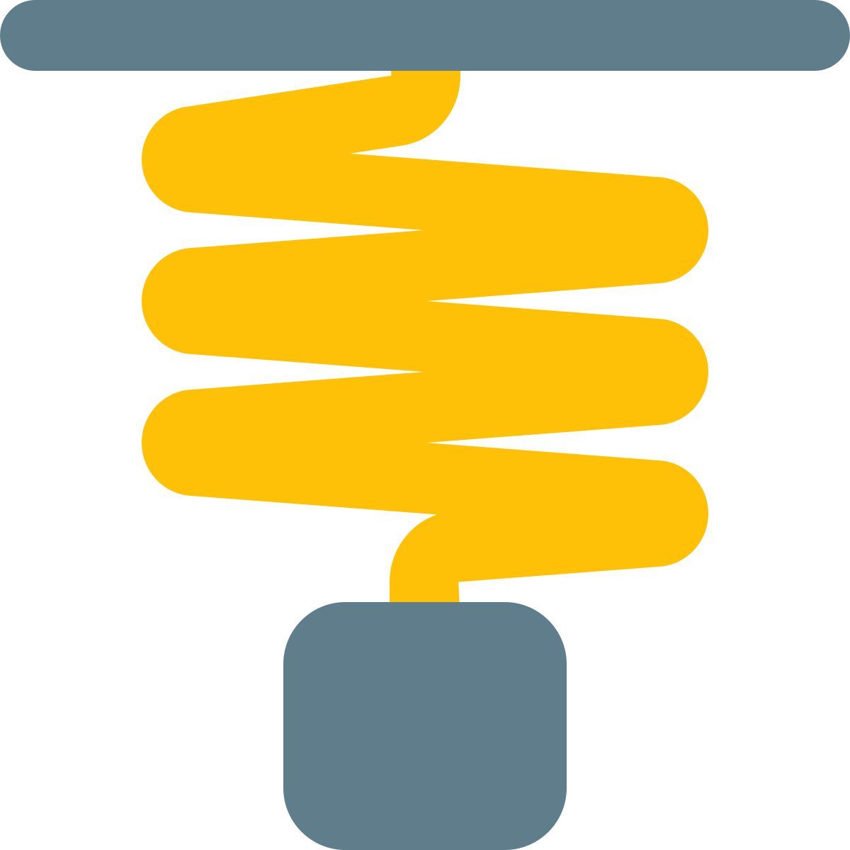 spring mass system icon