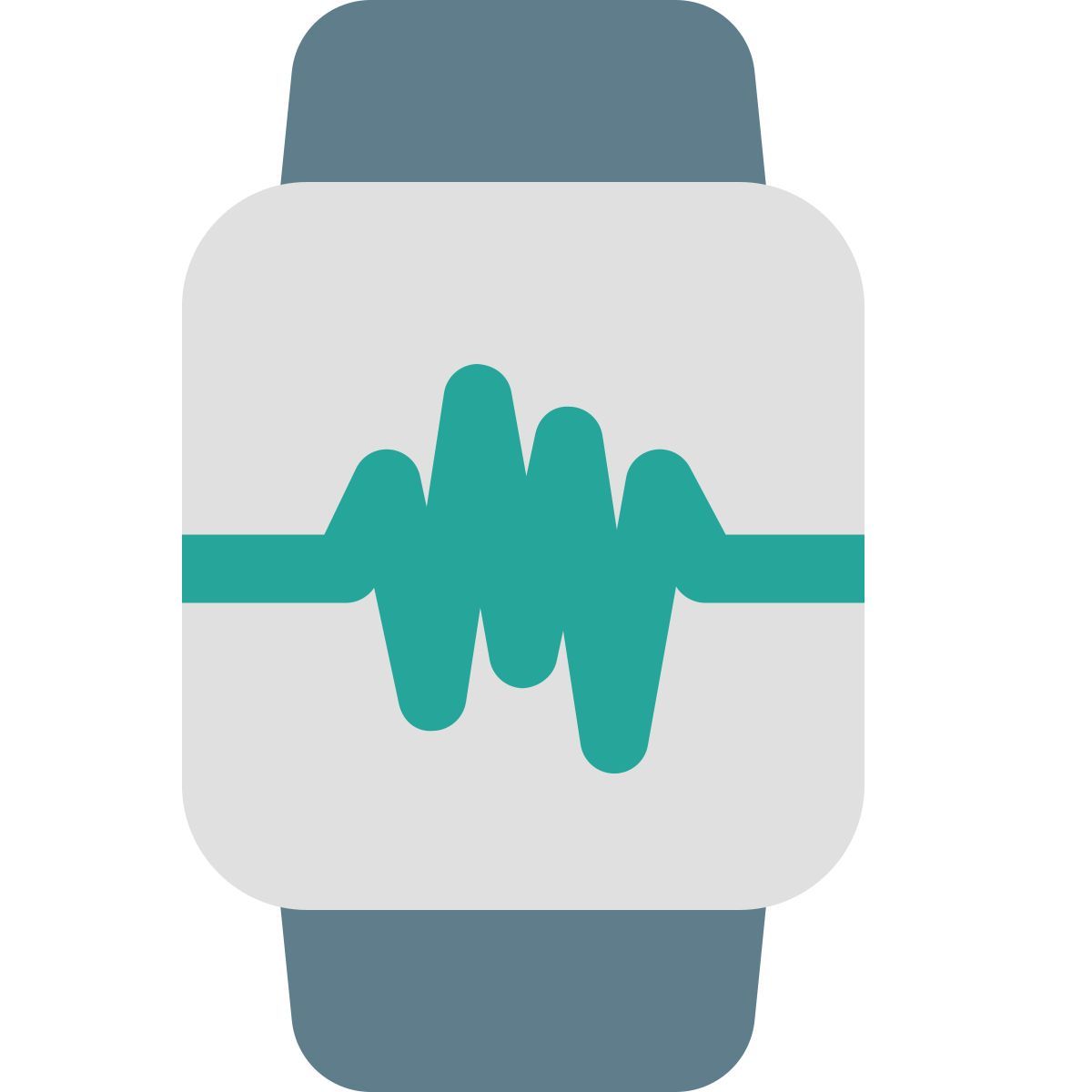 smartwatch zur herzüberwachung icon