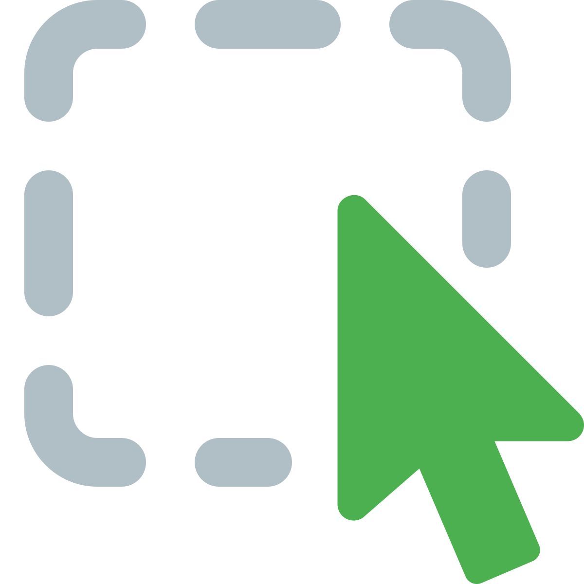 seleção de quadrados icon