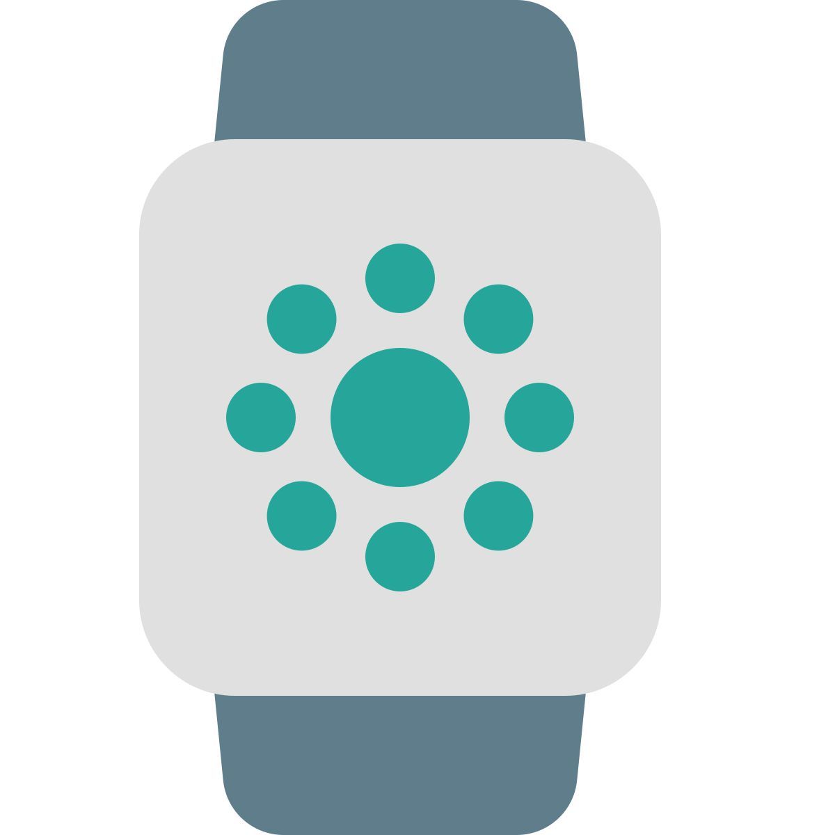 square smartwatch face icon
