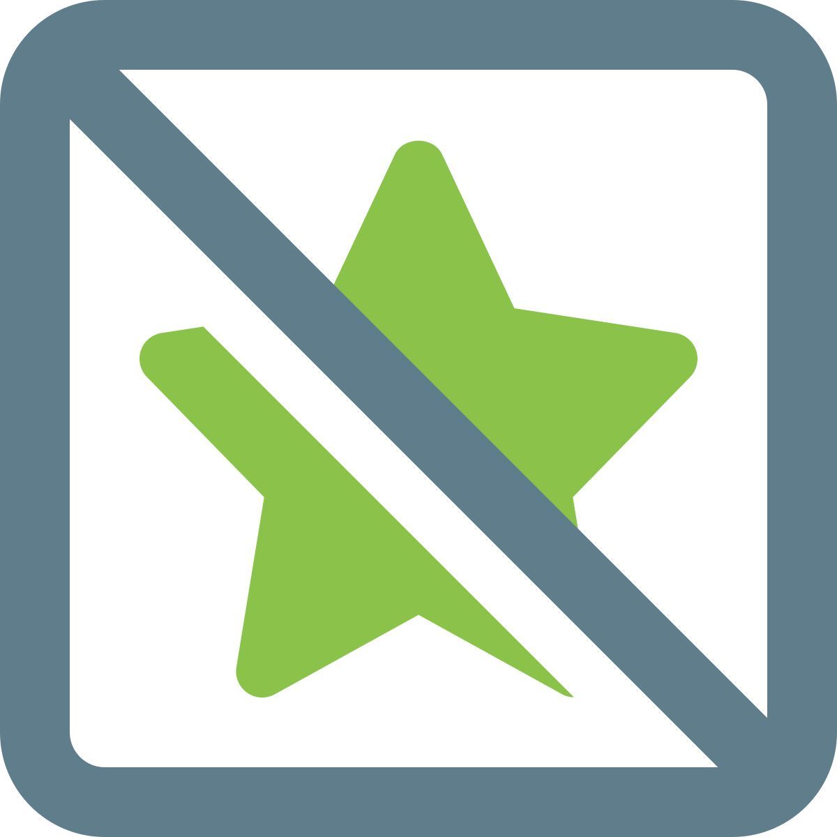 rimuovi stella icon