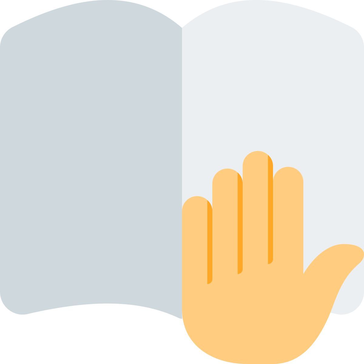 avertissement concernant le livre icon