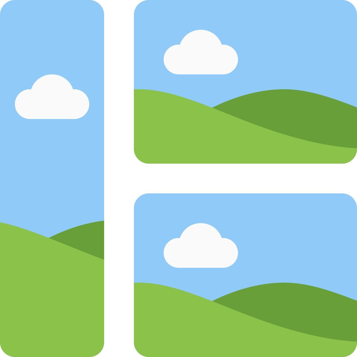 사진 콜라주 템플릿 icon