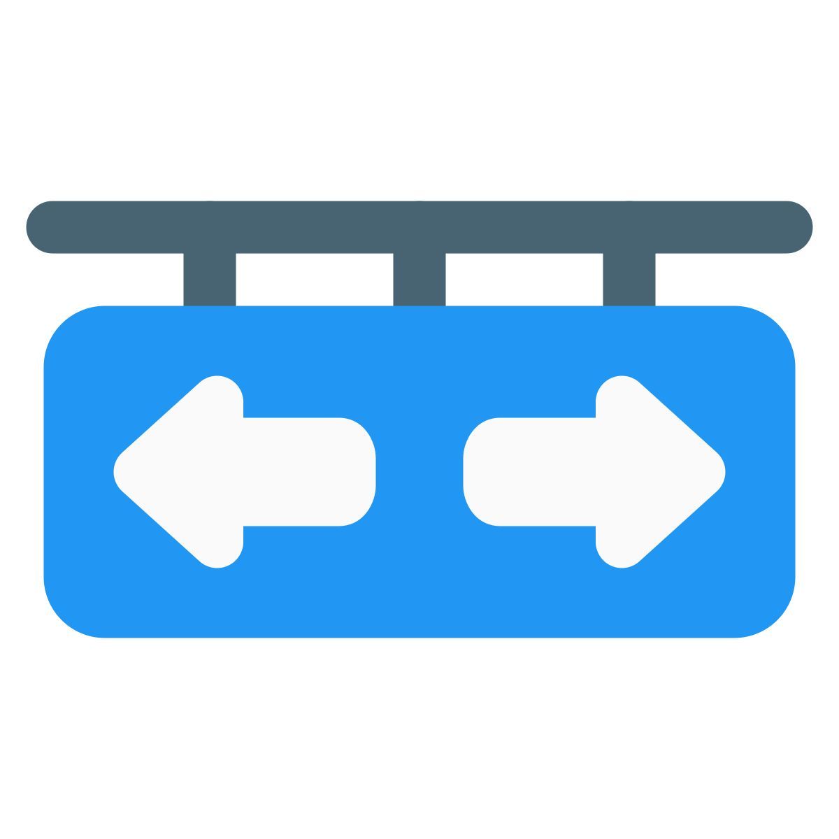 double arrow sign icon