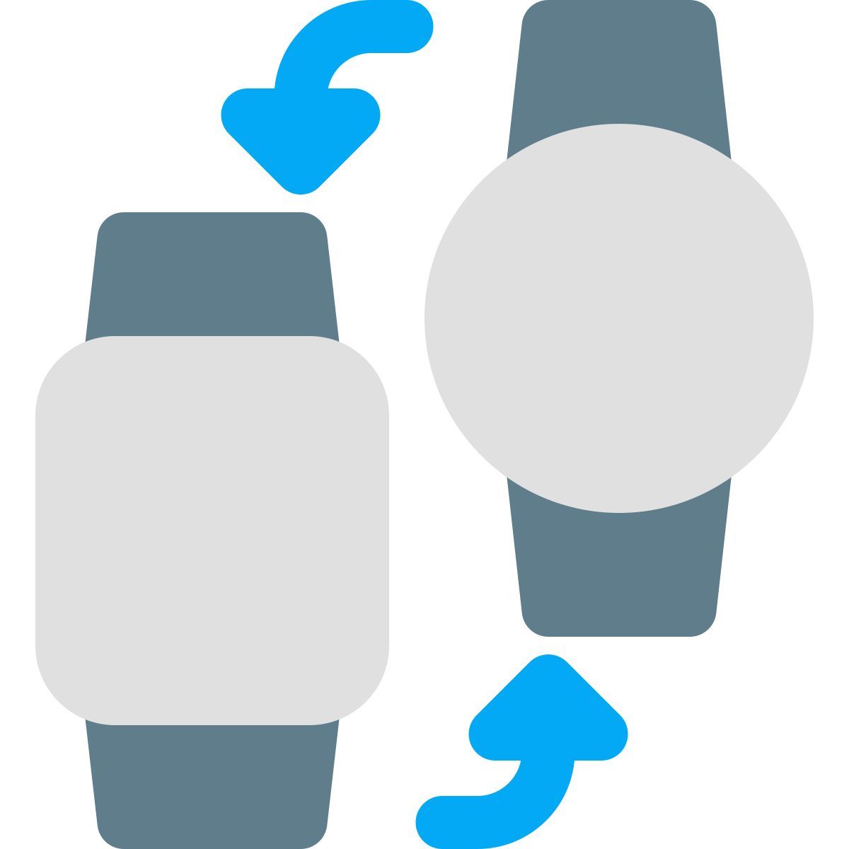 intercambio de relojes inteligentes icon
