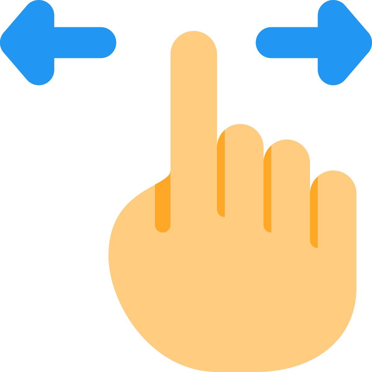 scorrimento orizzontale icon