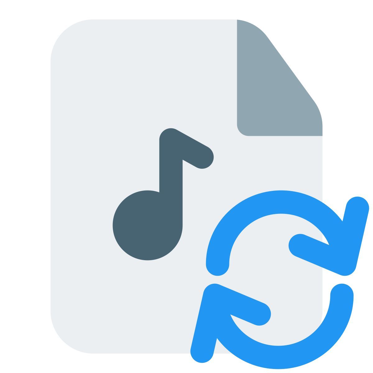 sync music file icon