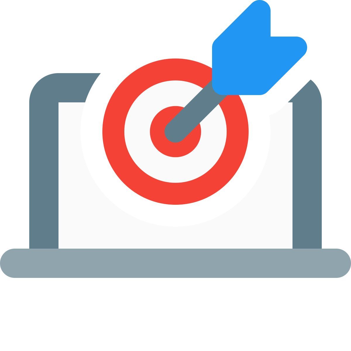 targeting laptop icon