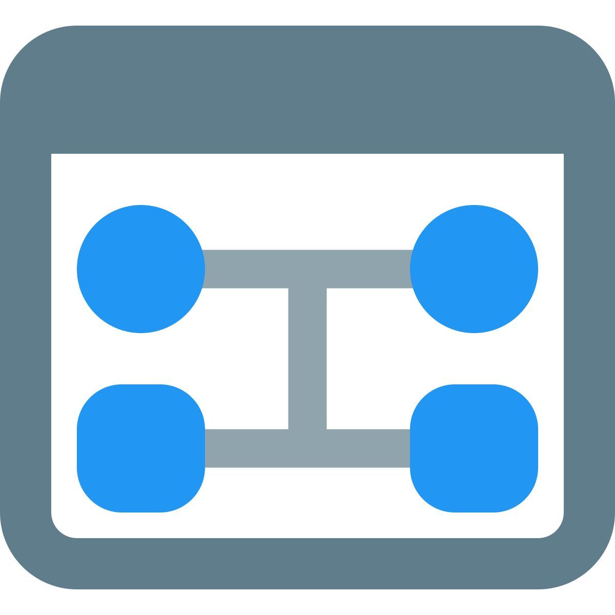 diagrama de flujo web icon