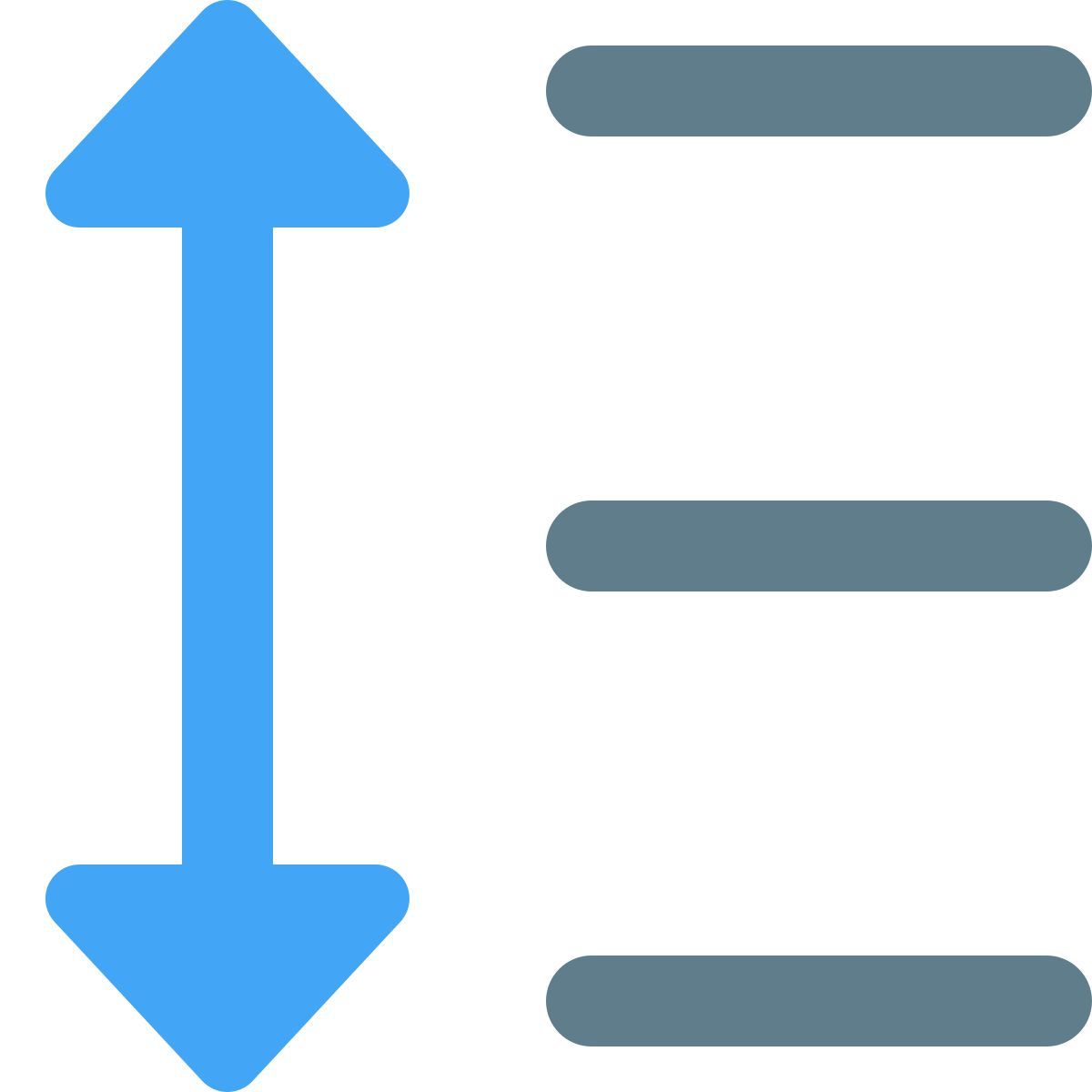 text line spacing gap document format alignment tool icon