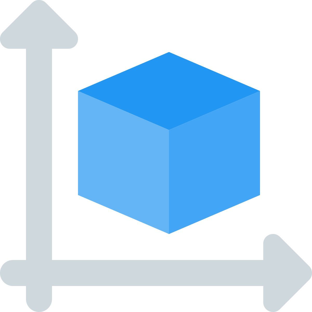 3d model size icon