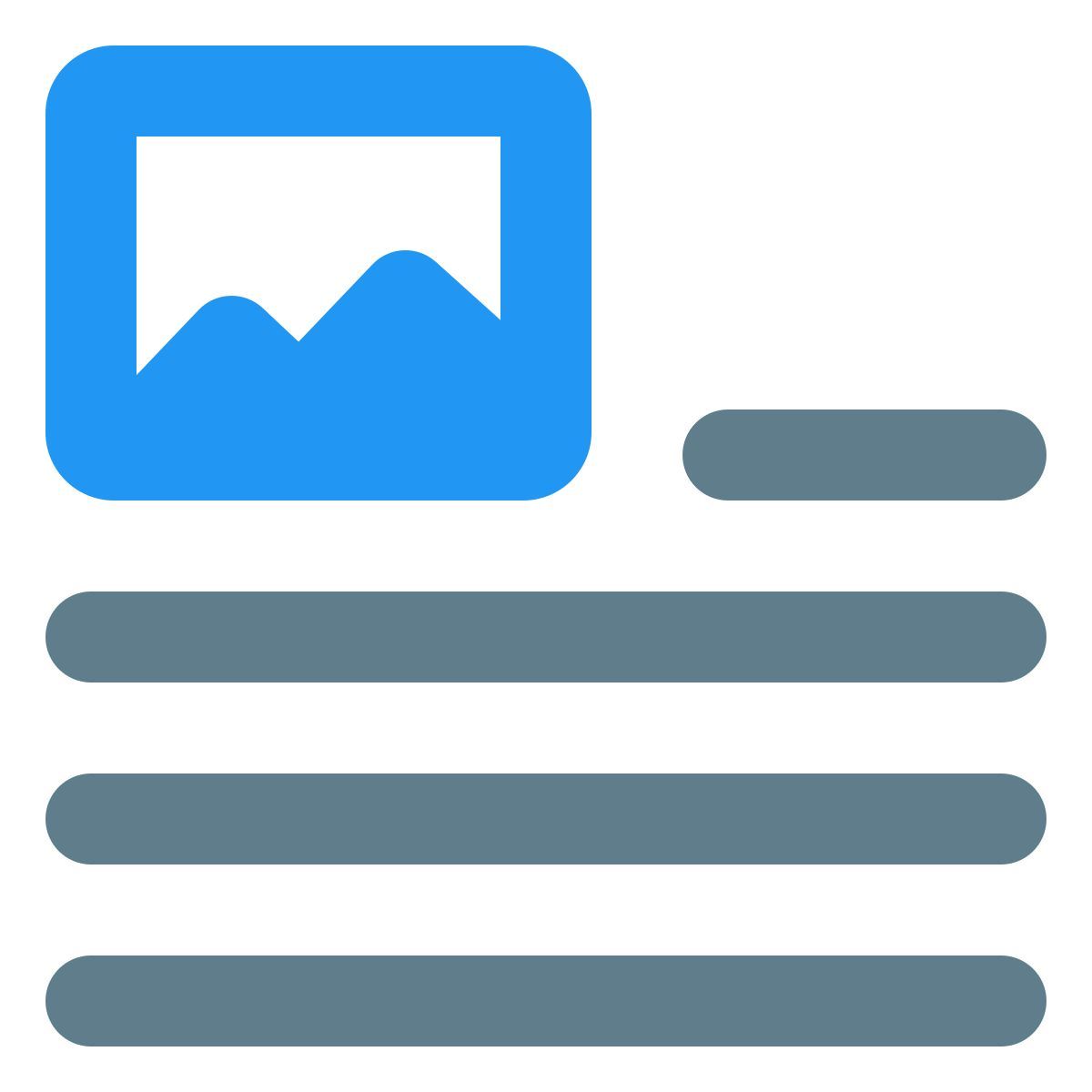 top left document image attachment page layout setting interface icon