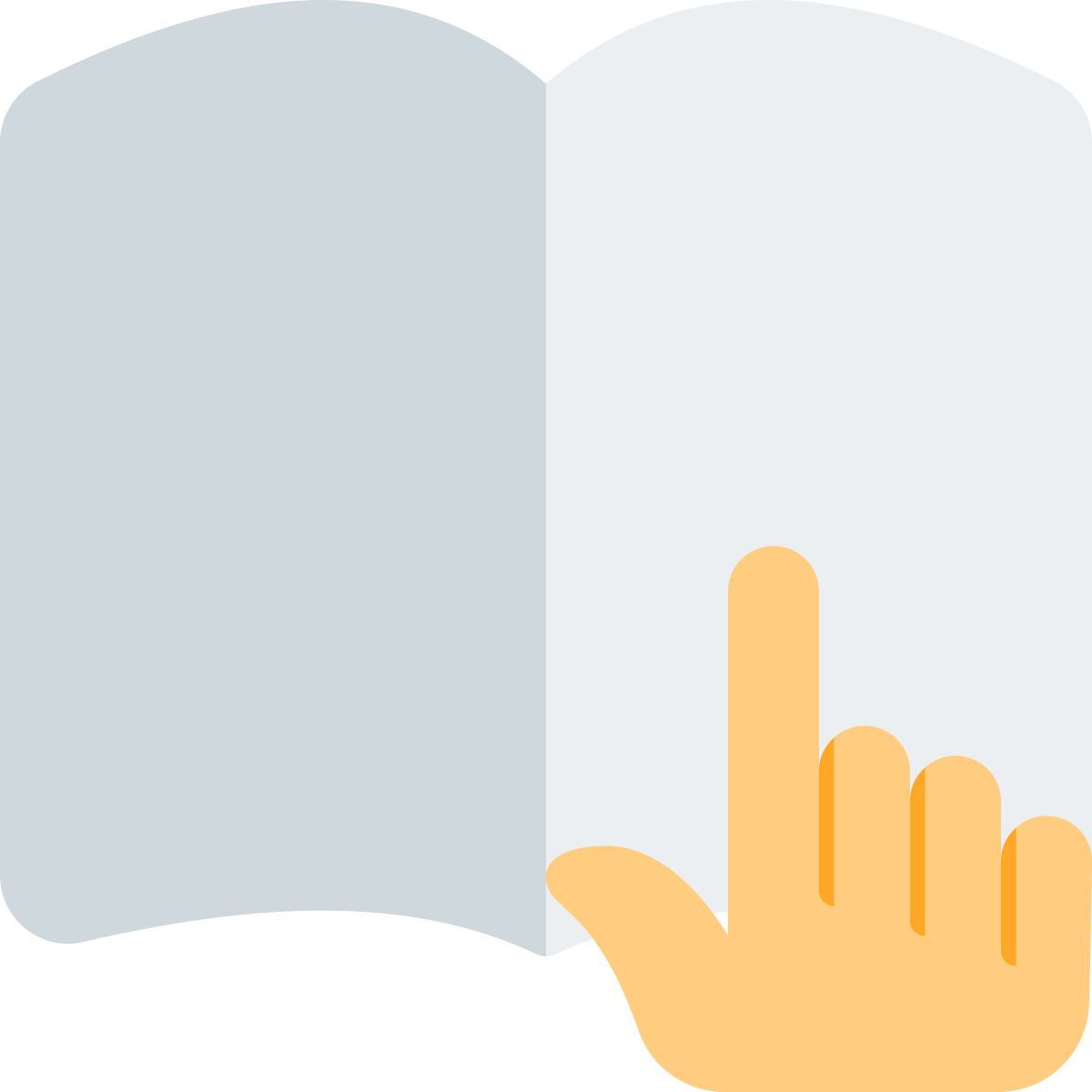 touchscreen book icon