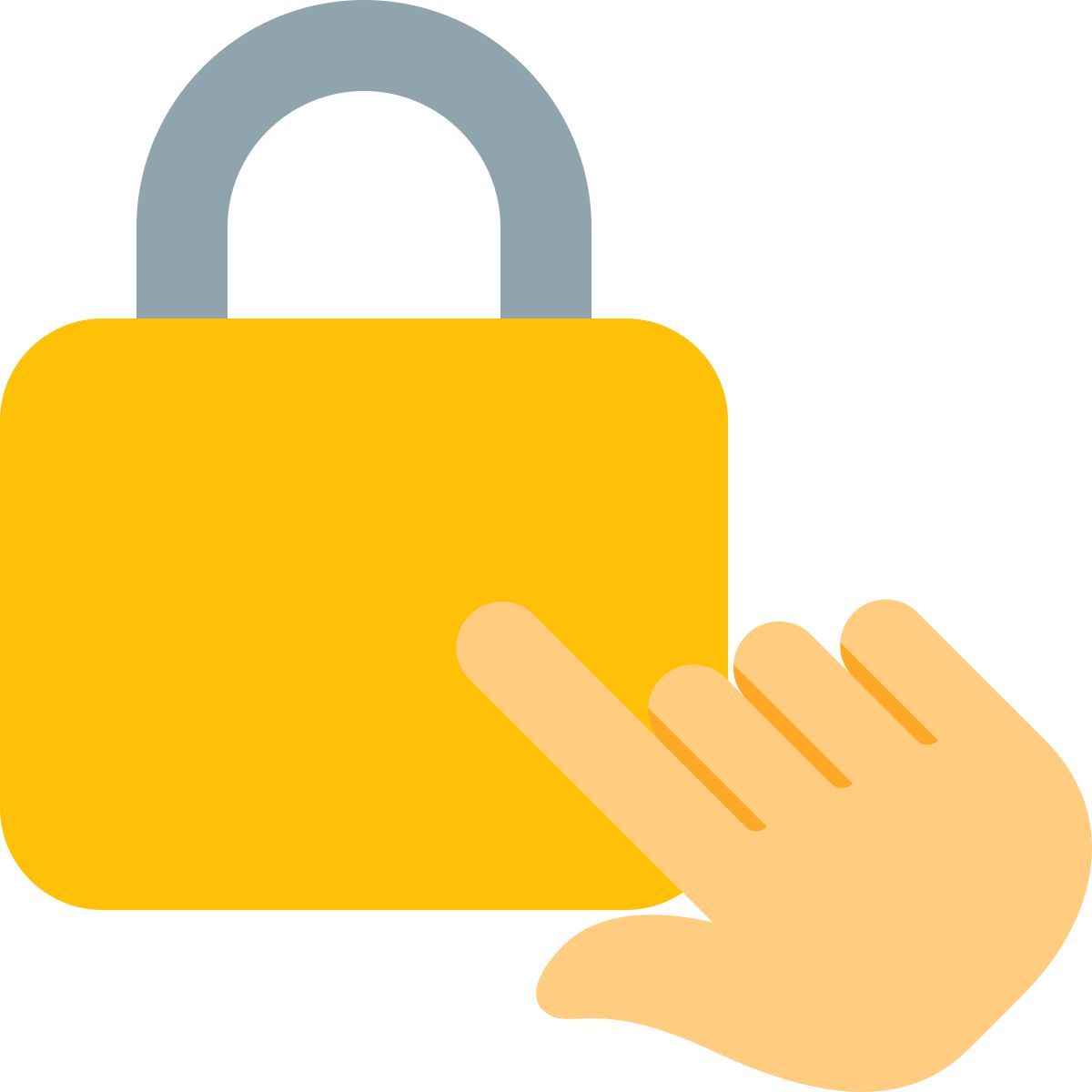 touch to unlock icon