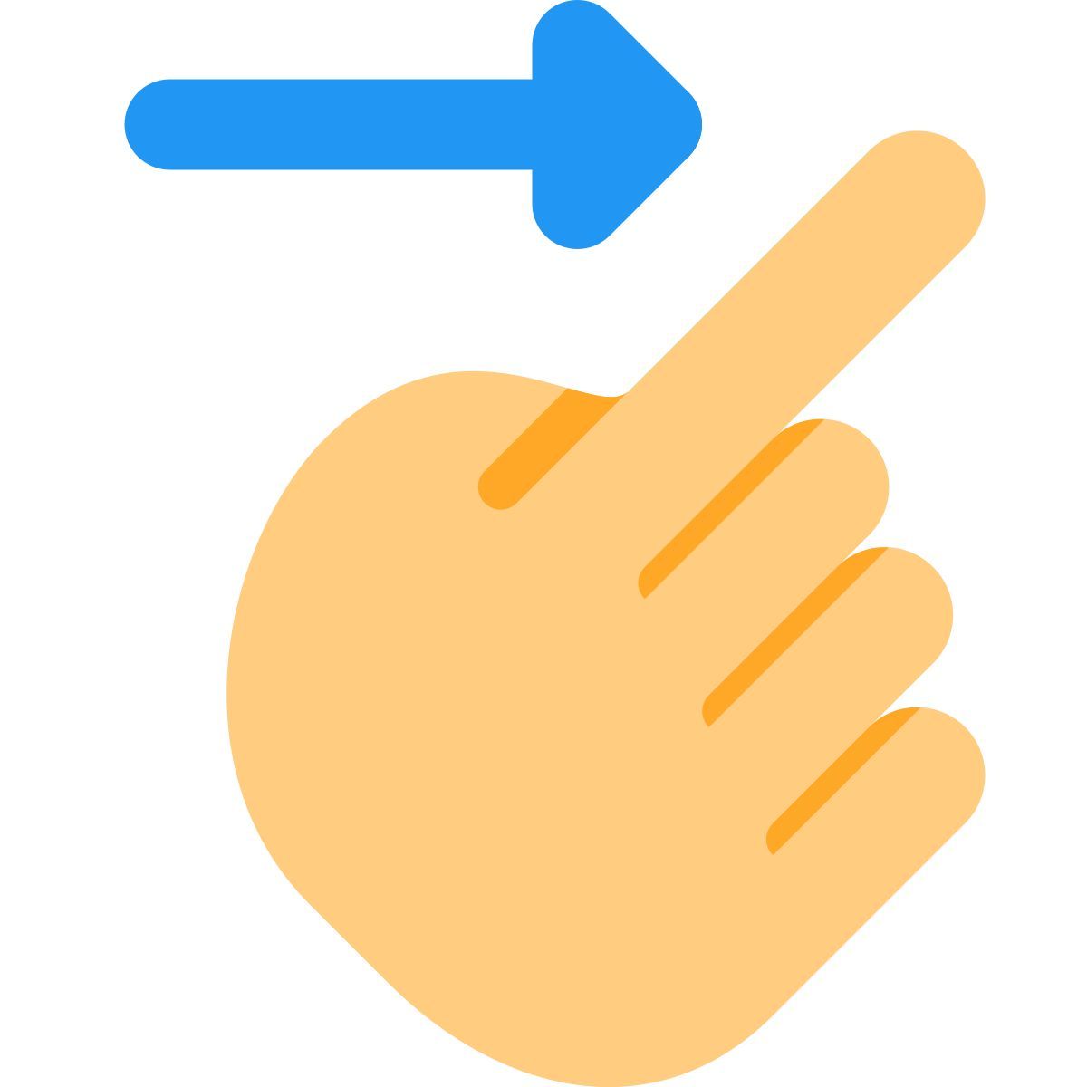 swipe right icon