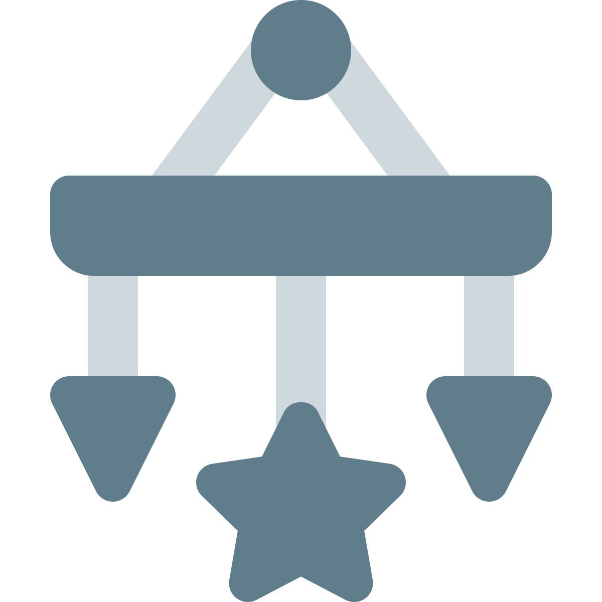 baby crib mobile icon