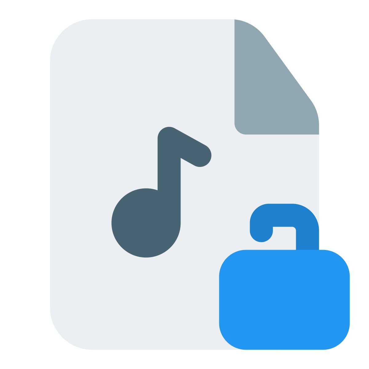 잠금 해제된 음악 파일 icon