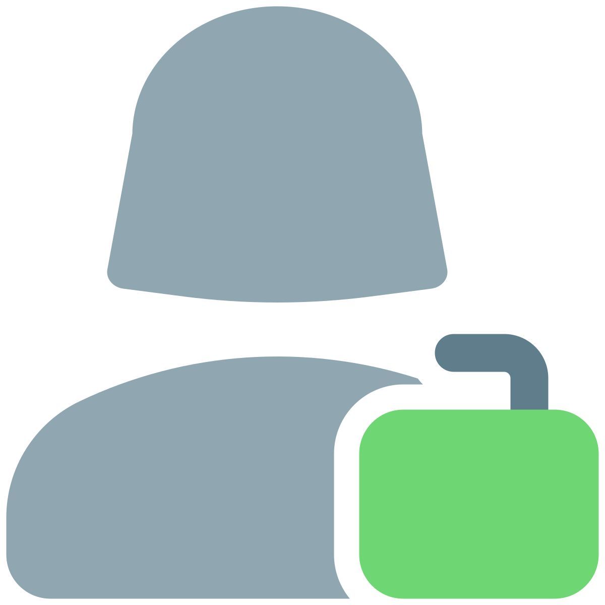 unlocking the access to the single female user list from web portal icon