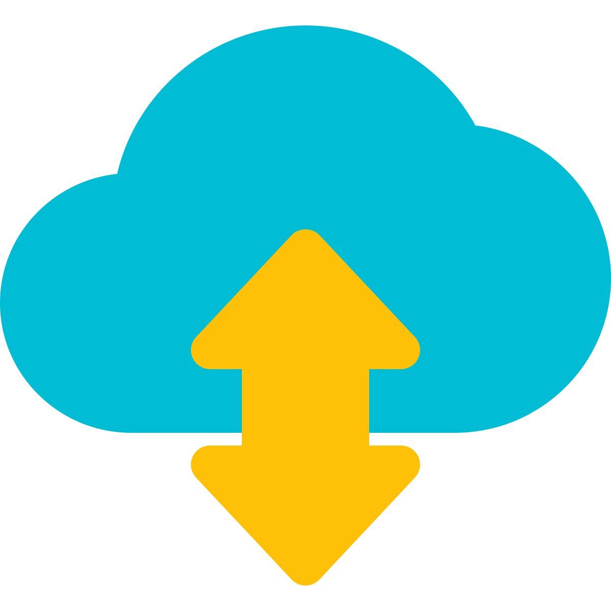 cloud data exchange icon