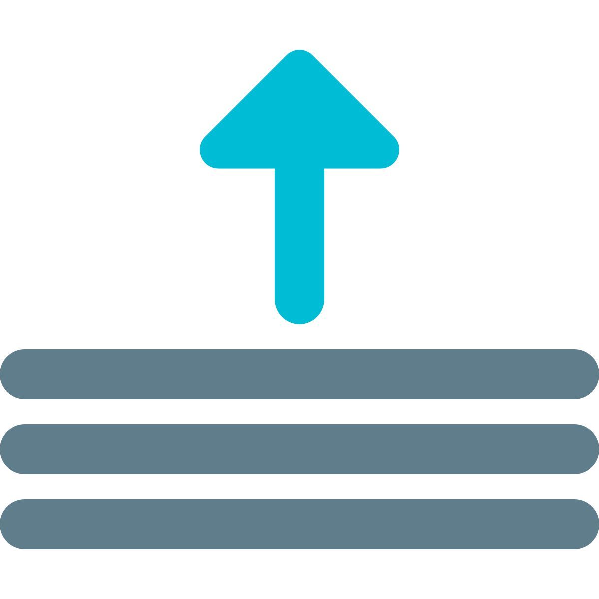 upload bar icon